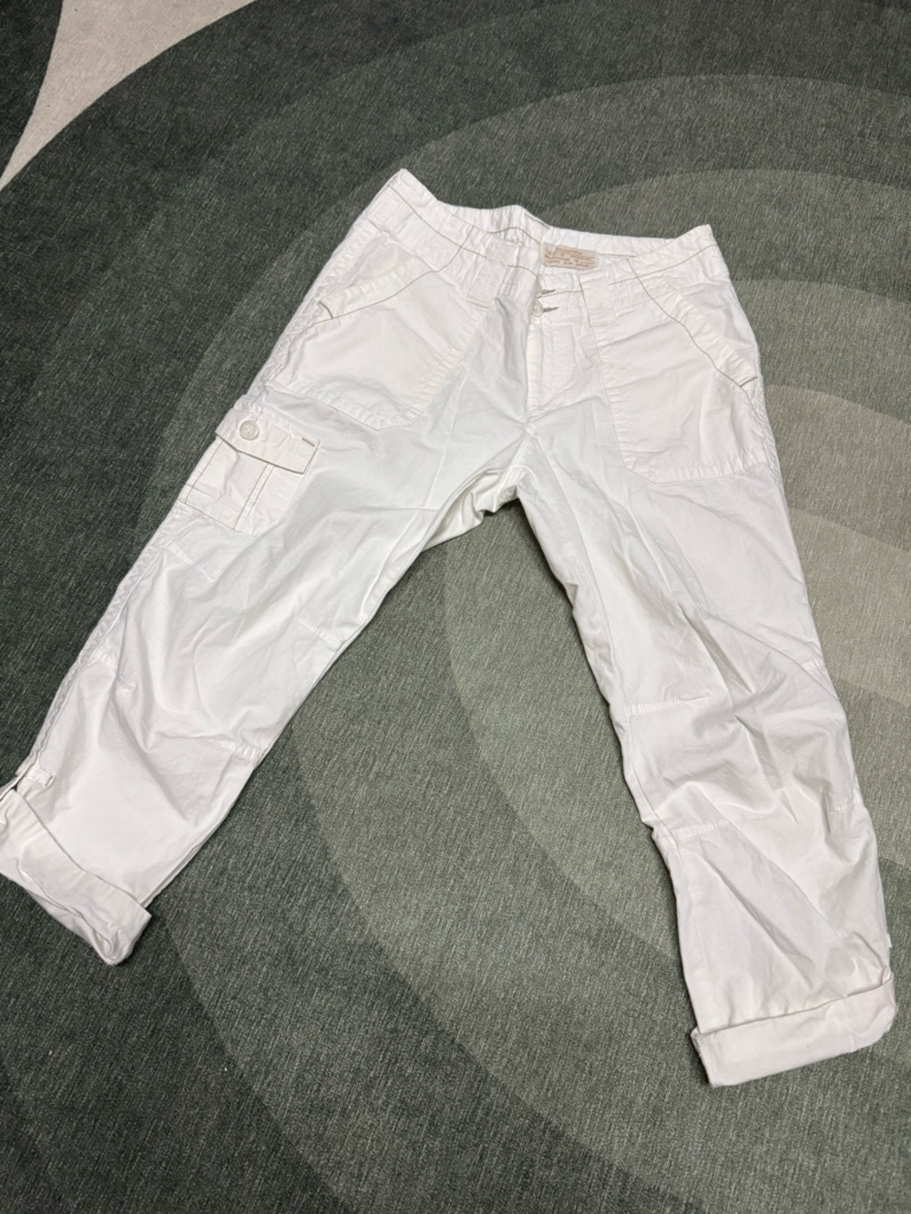 Eddie Bauer pants with rolled hem